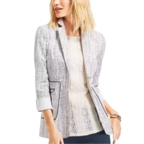 Cabi Black and White Carol Anderson By Invitation Code Blazer Jacket Nwt - Picture 2 of 16